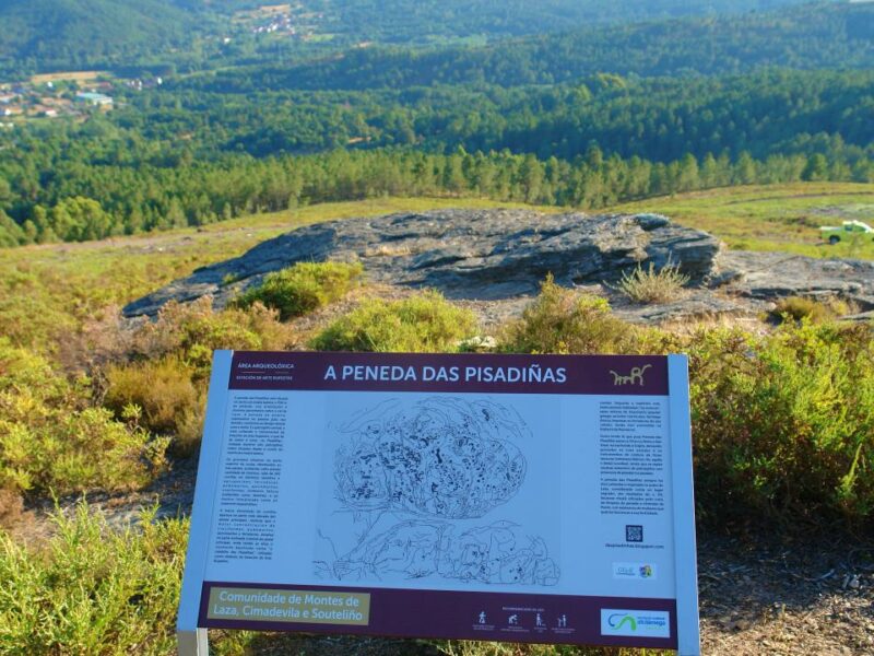 El ayuntamiento de Laza pone en valor el yacimiento rupestre de As Pisadiñas